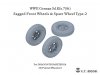 E.T. Model P35-133 WWII German Sd.Kfz.7(8t) Sagged Front Wheels & Spare Wheel Type.2 for Dragon / Trumpeter kit 1/35